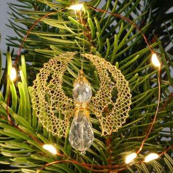 Preview: 596 Bastelset Perlen-Engel "Luna" gold